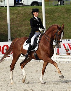 Svetlana Loika on Gulbis :: Photo © Equestrian.ru