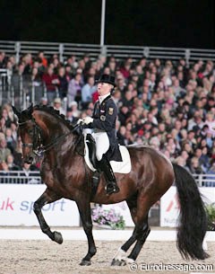 Victoria Max-Theurer and her home bred Augustin OLD (by August der Starke)