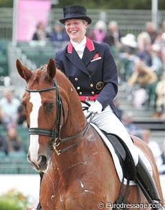 Bechtolsheimer happy about her Grand Prix ride at the 2009 European Championships