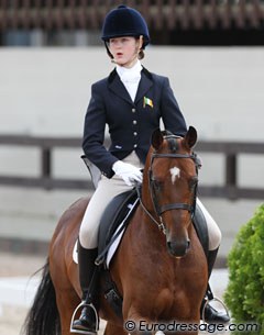 Finally some Irish representation in the pony division: Lucca Stubington rode the gorgeous Brinkum's Helmut (by Brillant)