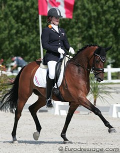 Dana van Lierop on Equestricons Lord Champion :: Photo © Astrid Appels