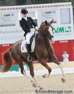 With Silvia Rizzo's Blickpunkt (by Belissimo x Weltmeyer) Eva Möller also won bronze in the 6-year old division