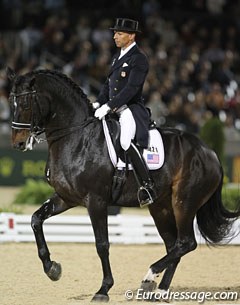 Home favourites Steffen Peters and Ravel shine in the freestyle