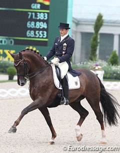 Christoph Koschel and the beautiful Donnperignon at the 2011 CDIO Aachen :: Photo © Astrid Appels