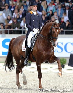 Han Peter Minderhoud and Tango at the 2011 CDIO Aachen :: Photo © Astrid Appels