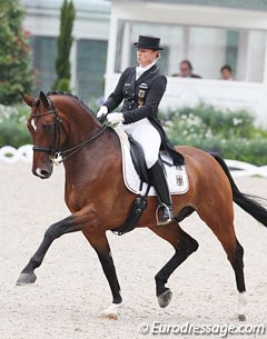 Isabell Werth and El Santo at the 2011 CDIO Aachen :: Photo © Astrid Appels