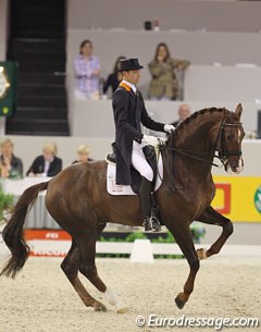 Hans Peter Minderhoud and his second Grand Prix horse Tango at the 2011 CDI-W 's Hertogenbosch :: Photo © Astrid Appels