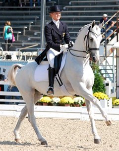 Ashlea Day and C.P. Perolus at the 2011 Dressage at Devon