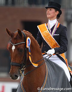Adelinde Cornelissen and Parzival, 2011 European Champions :: Photo © Astrid Appels