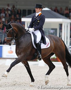 Edward Gal and Sisther de Jeu at the 2011 European Dressage Championships :: Photo © Astrid Appels