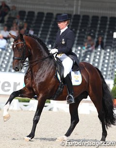 Rose Mathisen and Bocelli at the 2011 European Championships :: Photo © Astrid Appels