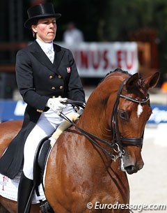 Lisbet Seierskilde on Jonstrupgaards Raneur at the 2011 European Championships :: Photo © Astrid Appels