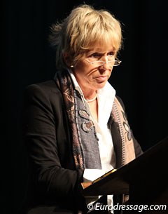 Kathrina Wüst at the 2011 Global Dressage Forum :: Photo © Astrid Appels