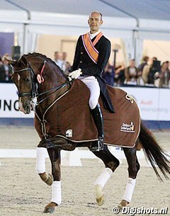 Hans Peter Minderhoud and Tango, 2011 Dutch Dressage Champions :: Photo © Digishots.nl