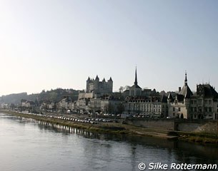 The gorgeous town of Saumur on the river Loire