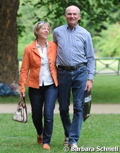 Hubertus Schmidt and wife Doris Schmidt who is currently battling cancer but who looked great in Wiesbaden!