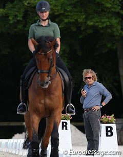 Kristy Oatley on Clive getting coached by their new trainer Sjef Janssen