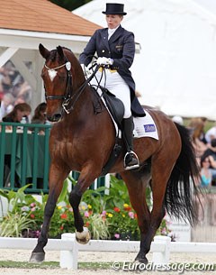 Rozzie Ryan and GV Bullwinkle at the Australian Olympic selection trial in Compiegne, France :: Photo © Astrid Appels