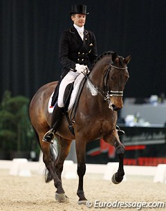 Edward Gal and Next One at the 2012 CDI Drachten :: Photo © Astrid Appels