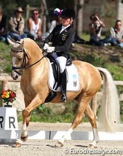 Nadine Krause and Danilo were sixth in the kur and excelled in canter