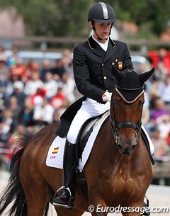 Spanish number one Junior Rider Andreu Busutil Canovas and Don Luka (by Don Larino) finish 8th in the kur to music finals