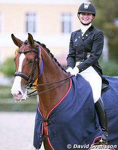 Minna Telde and Isac have won the Swedish 5, 6 and 7-year old Championship three years in a row