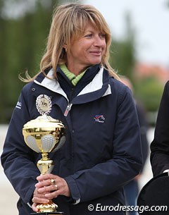 French Young Riders' chef d'equipe Muriel Leonardi