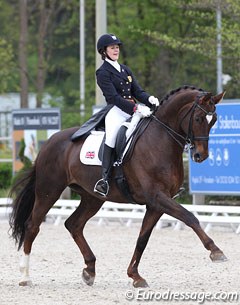 Erin Williams on the Hanoverian mare Fleurie (by Florestan x Akzent II)