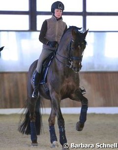 Helen Langehanenberg and her top horse Damon Hill