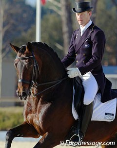 Brett Parbery on Lord of Loxley at the 2012 CDI Vidauban :: Photo © Astrid Appels