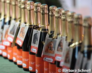 Champagne for the buyers of the CSW horses
