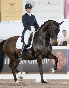 Adrienne Lyle and Wizard win the Grand Prix Special at the 2012 WDM Palm Beach :: Photo © Sue Stickle