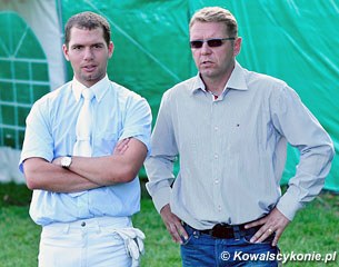 Mateusz Cichon and his trainer Tomasz Kowalski