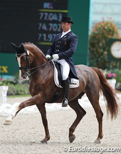 Philippe Jorissen and Le Beau (by Le Coeur x Classiker) at the 2013 CDIO Aachen :: Photo © Astrid Appels