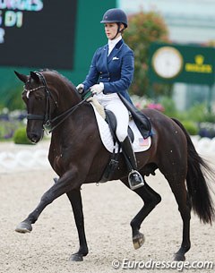 Caroline Roffmann and Her Highness O at the 2013 CDIO Aachen :: Photo © Astrid Appels