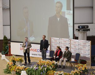 The speakers' podium at the 2013 Dressage Convention