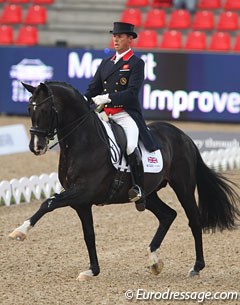 Carl Hester and Uthopia at the 2013 European Championships in Herning :: Photo © Astrid Appels