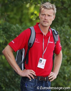 Danish team veterinarian Jonas Rasmussen