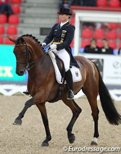 Isabell Werth and Don Johnson at the 2013 European Dressage Championships :: Photo © Astrid Appels