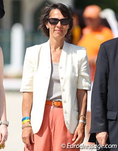 Isabelle Judet, French judge and head of the ground jury for the Young Riders Kur