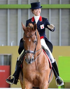 Yuko Kitai on Golden Coin (Photo © Japan Equestrian Federation)