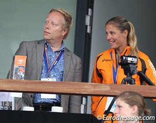 KNHS technical director Maarten van der Heijden and Adelinde Cornelissen