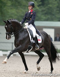 Charlotte Dujardin and Uthopia at the 2013 CDIO Rotterdam :: Photo © Astrid Appels