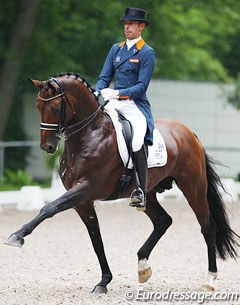 Hans Peter Minderhoud and Ziesto at the 2013 CDI Rotterdam :: Photo © Astrid Appels
