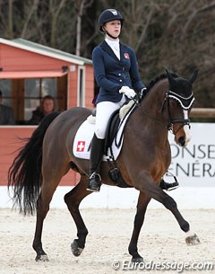 Swiss pony rider Carlotta Rogerson on Vincento Royal at the 2013 CDI Vidauban :: Photo © Astrid Appels