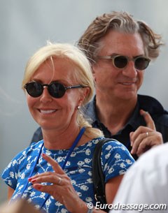 Arlette and Edwin Kohl, the show hosts of one of the most beautiful international dressage competitions in the world, the CDI Perl-Borg at their Gestut Peterhof