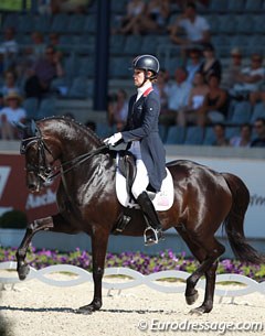 Caroline Roffman and Her Highness O at the 2014 CDIO Aachen :: Photo © Astrid Appels