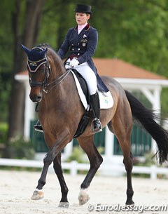 Susan Dutta and Lumberjack at the 2014 CDI Compiegne :: Photo © Astrid Appels