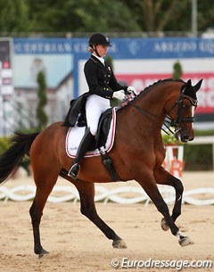 Best Dane on the team was new comer Kathrine Springborg on May Candelora (by Michellino)