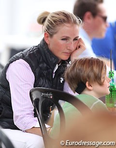 Kristy Oatley with her son